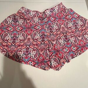 Charlotte Russe Multicolor Paisley Shorts